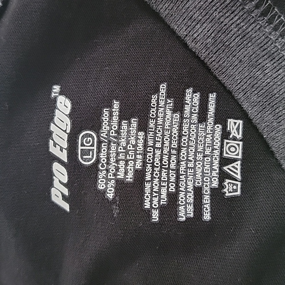 Pro edge design Iowa black t-shirt - Picture 5 of 5